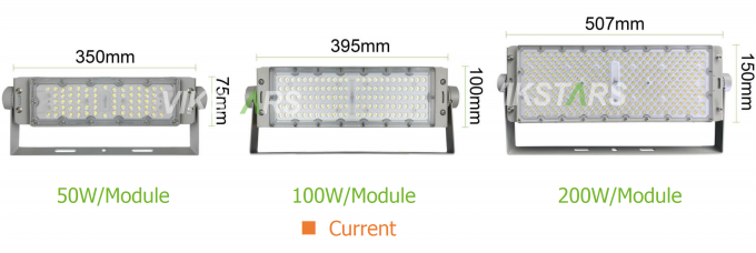 Buen precio 100W Modulo luces de inundación IP65 impermeable alto reflectores de iluminación de mástil de estadio 1