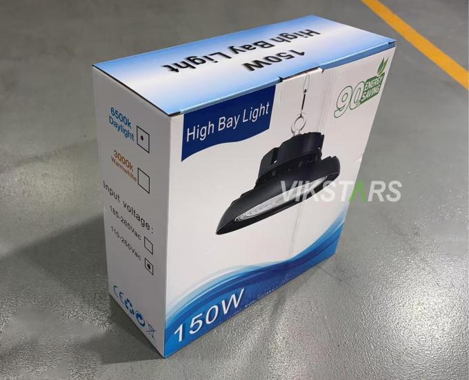 Para venta al por mayor LED UFO luces de alta bahía de almacén de la fábrica de iluminación de las lámparas de los ovnis IP65 lámparas impermeables 10