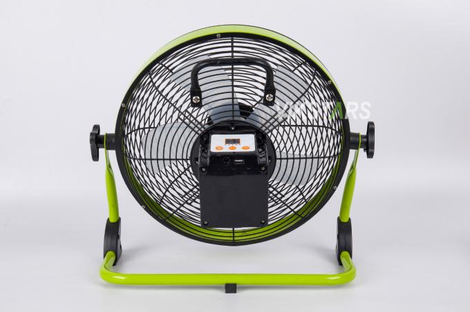 Ventilador portátil para exteriores recargable para el hogar de emergencia de 12 pulgadas 14 pulgadas Ventilador de suelo solar Ventilador de energía solar silencioso 17