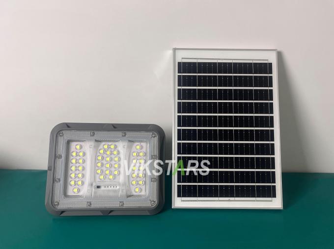 Ventas calientes 100W 200W 300W 400W Luz solar de inundación con PC Lente Iluminación rural exterior IP65 Inmune Iluminación solar de jardín 2