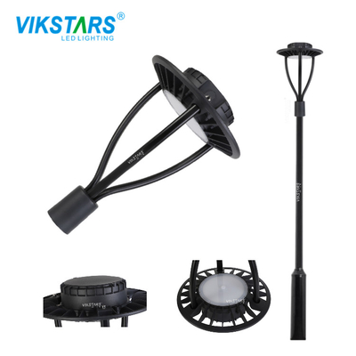 comprar Vivienda negra redonda de la luz IP65 60/120/150w del jardín de la forma LED para el parque fabricación en línea