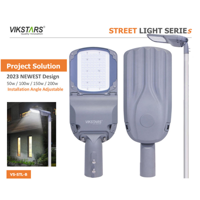 comprar IK10 Iluminación de la calle LED a prueba de agua 50w 150w de gama alta con fotoceldas fabricación en línea