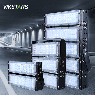 comprar Las mejores luces de inundación de módulo de aleta de 100W 300W para el campo de golf de fútbol de estadio de softbol con luces de inundación de conductor de marca fabricación en línea