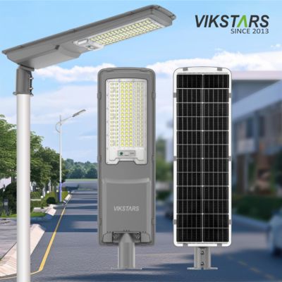comprar Lámparas solares integradas para el exterior Lámparas para el exterior 200w 300w Lámpara para la carretera con sensor de luz Polvo de control remoto fabricación en línea