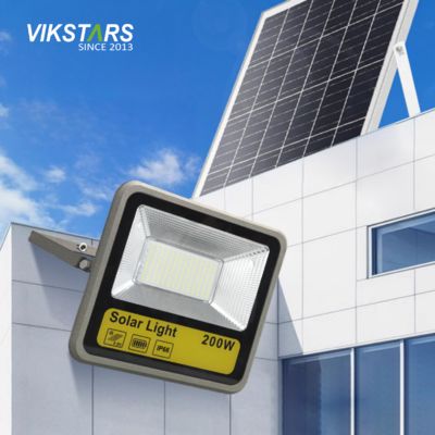 comprar Reflectores solares de aluminio 400w con panel solar mono luces solares de inundación de alta calidad fabricación en línea