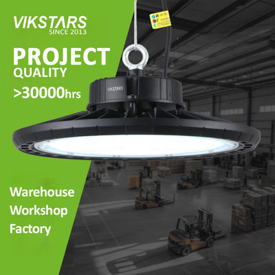 comprar Precio más barato UFO luces de alta bahía 100W 150W 200W para fábrica de taller de almacén fabricación en línea