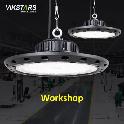 comprar Luces de alta calidad de 100W 150W 200W de alta altura de la bahía Diseño clásico para el proyecto de almacenes de iluminación industrial fabricación en línea