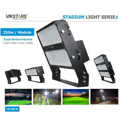 6500K Modulo ajustable Deportes Campo Led Luces de inundación 250w 500w 750w