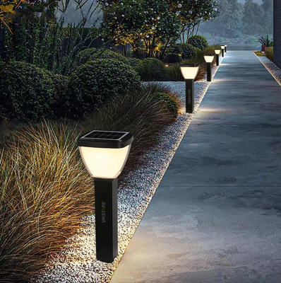 Potentes luces de césped solares LED para patio de paisaje IP65 a prueba de agua al aire libre