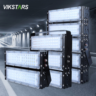 50W 100W 150W 200W 250W 300W Aluminio Fin LED Luces de inundación IP65 Larga vida útil Buena calidad LED Luces de alto mástil