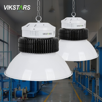 100W 150W 200W 250W Aluminio Fin LED luces de alta bahía para iluminación comercial con reflector