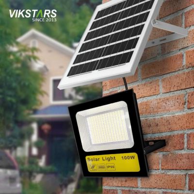 Precio más barato luces solares ABS 30w 60w 100w 200w para jardín jardín camino parque