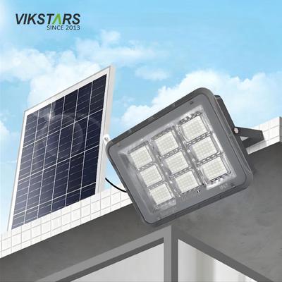 Última luz solar para jardín 100W 200W 300W 400W Luces solares para exteriores para iluminación de patios Foco solar