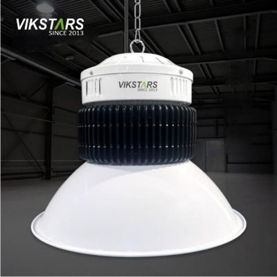 100W 150W 200W 250W Aluminio Fin LED luces de alta bahía para iluminación comercial con reflector