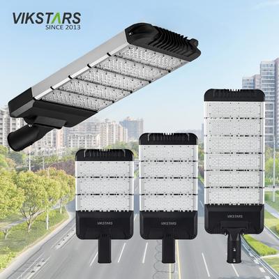 Modulo LED Iluminación callejera Negro gris con brazo ajustable Precio barato 50W 100W 200W 300W Aluminio lámparas de calle públicas