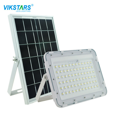 vivienda blanca solar de la luz de inundación de 60W 200w LED con el panel solar grande